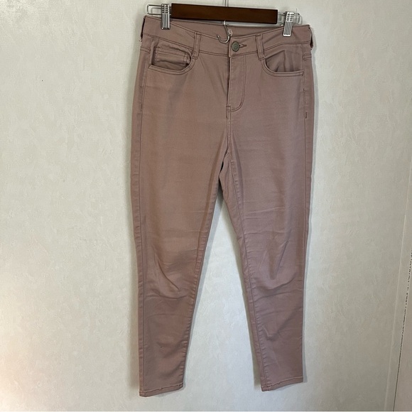 Authentic American Heritage Dusty Pink Ankle High Rise Jeans - Picture 1 of 3